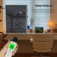 Imprimante 3D Creality Ender 5 Max avec boîtier et écran tactile, bobine de filament vert incluse, plastique fabriqué en Chine
