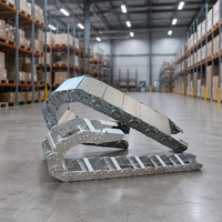 Chaîne de convoyeur à câble en acier TL125, tuyau flexible hydraulique, canal de câble flexible à commande numérique