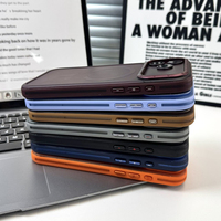 Coques de téléphone magnétiques translucides mates de luxe pour iPhone 17/18 Pro Max 14 15 16 Pro – Coque arrière antichoc