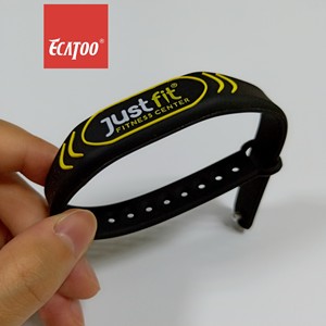 Pulsera de Silicona RFID Ecatoo de 45-73 mm de Diámetro para Control de Acceso en Deportes y Fitness - Product Image 1