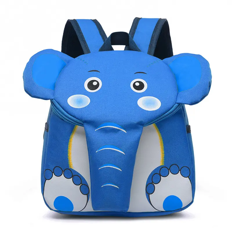 5 Farben Cartoon Kinder Schult asche Kindergarten 2-5 Jahre alt Rucksack Jungen Mädchen Netter Elefant Rucksack Kinder taschen M497