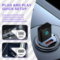 Nouvel adaptateur Mini Carplay, petit, portable, sans fil, Android Auto, Carplay sans fil, alliage, 2 en 1, adaptateur Carplay Auto