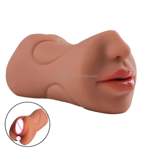 <span class=keywords><strong>Masturbadores</strong></span> Masculinos 3 en 1, Vagina de Bolsillo Realista, Juguete Sexual de Doble Extremo para Hombres, <span class=keywords><strong>Masturbadores</strong></span> de Boca, Vagina y Ano - Product Image 1