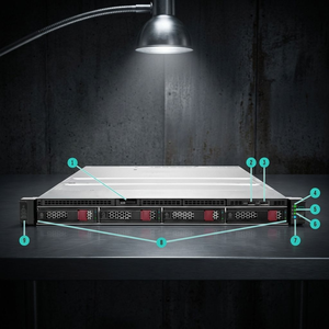 Vente directe d'usine ProLiant DL320 Gen11 8SFF Intel Scalable Xeon Gold 5420+ RAID MR416i-O 2x1600W PSY 1U Serveur en rack - Product Image 1