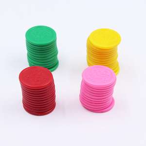 Jetons de <span class=keywords><strong>Jeux</strong></span> Amusants, Jetons PS OEM, Conception Personnalisée, Plastique en Gros, Grande, Moyenne et Petite Taille, Plastique Coloré, Plastique Gratuit en Vrac pour Enfants - Product Image 1