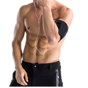 Brassard de sport d'été en PU tendance pour le jogging, avec porte-monnaie et porte-clés, pochette d'équipement de fitness et de course - Product Image 4