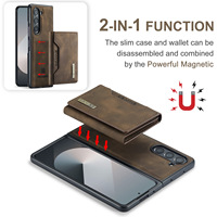 Étui pour carte de crédit antichoc 2 en 1 portefeuille en cuir sac housse de téléphone pour Samsung Galaxy S24 S25 S23 Fe Ultra DG Ming étuis