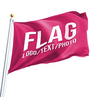 Toile de fond en tissu durable imprimé de logo personnalisé bannière coupe-vent d'extérieur drapeau personnalisé pour les grandes entreprises pour la publicité