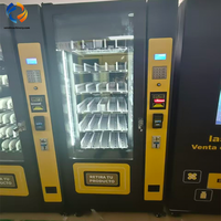 Máquina Expendedora Inteligente de Bebidas y Snacks, Sistema POS SDK con Detección Automática de Fallos, Dispensador Combinado de Bebidas para Tiendas de Campus
