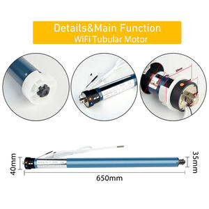 Motor para Cortinas TY-DJ 220v, Motor para Persianas Enrollables con WiFi Tuya, Control por Voz con Alexa y Google Home, Motor Eléctrico de 10Nm para Persianas y Cortinas - Product Image 2