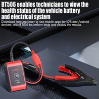 Autel MaxiBAS BT506 Testeur de batterie automatique Super outil d'analyse du système électrique fonctionne MK808BT/MK808BT PRO Outils de diagnostic Voitures