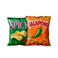 Op maat gemaakte UV-aluminiumfolie Mylar plastic zakken met bodemvouw, hersluitbaar, flexibel, achteraf verzegeld voor babyvoeding, gedroogd fruit en chips