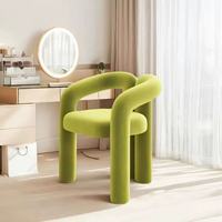 Chaises en tissu velours à éponge hautement élastique, design sans cadre, vente directe d'usine, chaise de salon