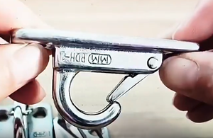 Gancho de guardabarros marino de acero inoxidable 316, placa de ojo Rectangular, ganchos que se pueden abrir, 71mm, para barco, Kayak, yate, Hardware para barco - Product Image 4