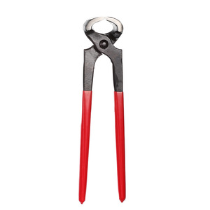 Pince coupante industrielle pour clous, 6, 8, 10 pouces, en acier à haute teneur en carbone, à mâchoires lisses, pour réparation de chaussures et outils de fer à cheval - Product Image 1