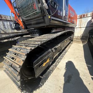 Excavatrice sur chenilles d'occasion ZX350 35T avec flèche longue portée, moteur Hitachi, pompe à engrenages pour dragage de rivières, contrôle des inondations, aménagement de talus 2024 - Product Image 1