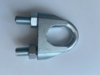 Boulon en U en acier de bonne qualité, pince à câble en fonte malléable, norme DIN741, pince à câble simple, matériel de gréement, 10 mm, qualité marine