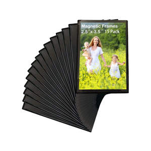 Tamaño personalizado transparente foto titular <span class=keywords><strong>nevera</strong></span> imán magnético acrílico marco de fotos imán - Product Image 1