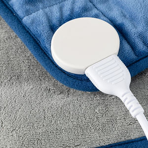 Portable Thermal Electric Quilted Heated Pad Warmer <b>for</b> Winter Neck and Shoulders Massage Therapy Weighted Targeted Heating - Product Image 6