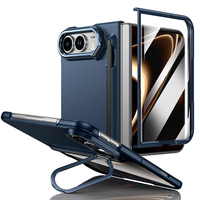 Étui de téléphone pliable en PC rigide avec protection d'écran pour iPhone DUO ultra, coque de téléphone avec support pour appareil photo, fente pour stylo