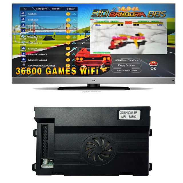 Pandora Box 88S 36800 WiFi Gaming Arcade Console Circuit Board Motherboard Retro Cabinet Jamma Motherboard PSP English 2 Players
