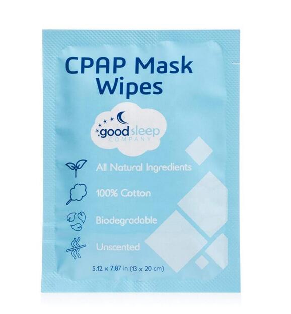 AWOW Professional CPAP Mask Wipes - 186 Unscented Cotton Wipes For Daily CPAP Cleaning