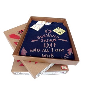 <span class=keywords><strong>Drawer</strong></span> phong cách giấy t-shirt bao bì hộp thanh lịch lá vàng - Product Image 3