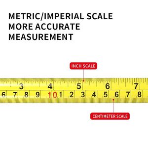 Robustes 5-Meter-Maßband mit Metrischer Skala, Leicht Ablesbar und Schutzhülle für Präzise Messungen - Product Image 3