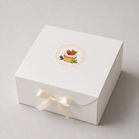 Étiquettes autocollantes personnalisées pour emballage, étanches, en vinyle, rondes, durables, pour étiquettes de desserts, gâteaux, aliments