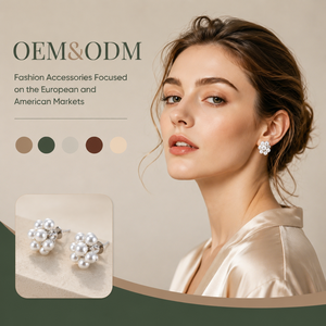 ต่างหูแบบหนีบ OEM ODM ผลิตตามสั่ง ขายส่ง ต่างหูมุกแบบติดหูชุบเงิน - Product Image 1