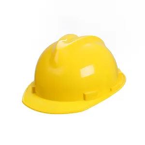 Weiwu หมวกนิรภัยหมวกสีเหลืองสำหรับทำงานก่อสร้าง