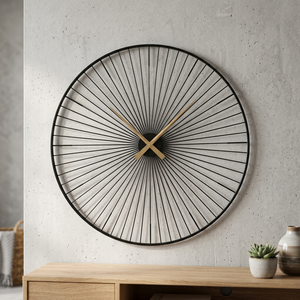 Single Face <b>Wall</b> <b>Clock</b> Scenic <b>Wall</b> <b>Clock</b> Decorative <b>Wall</b> <b>Clock</b> for Living Room Bedroom and Office <b>Decor</b> - Product Image 4