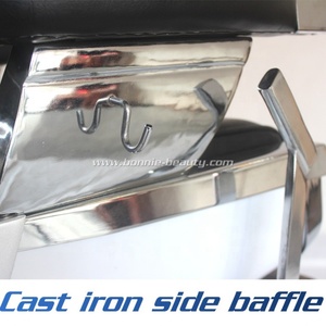 เก้าอี้ตัดผมหรูหราทันสมัย หุ้มหนัง PU รับน้ำหนักได้ 300 กก. พร้อมชิ้นส่วนปรับได้ - อุปกรณ์ร้านตัดผม - Product Image 4