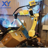 Nouvelle machine de soudage robotisée industrielle FANUC à 6 axes, boîte de vitesses 1 kW, charge utile de 12 kg, entraînement servo-électrique pour soudage SAW/TIG/MIG, PLC