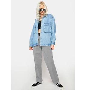 سترة نسائية من الدنيم, سترة نسائية من الدنيم طويلة وفضفاضة ، بمقاس كبير ، ملابس Punk <span class=keywords><strong>Rock</strong></span> ، جينز ضيق ، سترة نسائية من الدنيم ، معطف جينز نسائي 2023 - Product Image 4