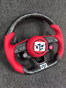 Volant en fibre de carbone personnalisé pour Audi RS Series RS3 RS4 RS5 RS6 <span class=keywords><strong>RS7</strong></span> S3 S4 S5 Old B8 Series A8 R8 Q7 Q5 - Product Image 5