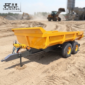 <span class=keywords><strong>Remorque</strong></span> à benne basculante hydraulique à 4 roues certifiée CE, petite <span class=keywords><strong>remorque</strong></span> à gravier pour tracteur - Product Image 1