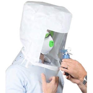 Maschera Respiratoria RPE con Test di Adattabilità al Viso, Laminato in PP per FFP1 FFP2 FFP3, con Schermo Trasparente in PVC - Product Image 3