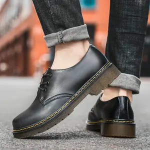 Scarpe basse da uomo in stile College Derby ortopediche comode - Product Image 2