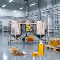 Machine de raffinage d'huile comestible à petite échelle pour graines de soja, de tournesol et huile de palme brute
