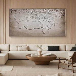 Arte Mural Moderno, Pintura al Óleo Abstracta Hecha a Mano, Cuadros Texturizados en 3D con Estilo Wabi Sabi para Decoración del Hogar y Hoteles - Product Image 1