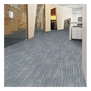 Customization cheap price luxury removable Durable 100%PP PVC carpet tile office carpet high school carpet