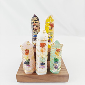 New Product Crystals Healing <strong>Stones</strong> Seven <strong>Chakras</strong> Point for Gift or Home Decoration - Product Image 2