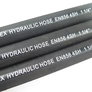 EN 856 4SH Price High Pressure 4 Spiral Wire Rubber Hydraulic Hose