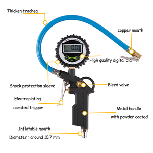 हवा टायर दबाव नापने का यंत्र डिजिटल के लिए ट्रक टायर परीक्षण दबाव नापने का यंत्र डायल आकार 60mm - Product Image 6