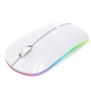 Ultra Dunne 3d Knoppen Draadloze Muis Voor Telefoon Ultra-Slanke Controller 2.4G Stille Draadloze Rgb Gamer Muis