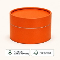 Emballages Cylindriques en Matériaux Écologiques pour Produits Cosmétiques, Boîtes Alimentaires, Tubes en Papier pour Thé, Café, Liqueurs