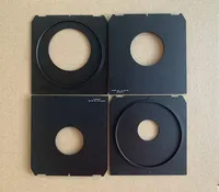 Plaque de lentille décentrée en aluminium usiné CNC, 96x99mm, pour caméra à vision 4x5, Linhof Wista Technika Ebony Camera Copal # 0