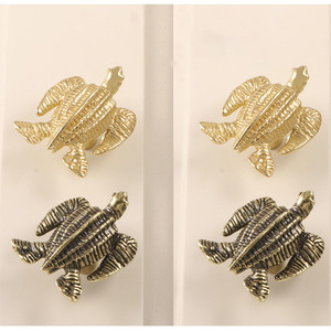 Creative Turtle Drawer Brass Accessories, Living Room and Bedroom Wall Decorations.Metal Crafts <strong>Door</strong> Handles Pulls. - Product Image 1
