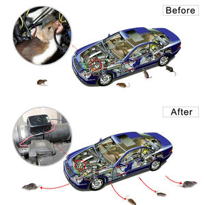 Repelente Ultrasónico de Roedores para Automóvil con Indicador LED y Cables de Sujeción para Control de Plagas en Vehículos - Product Image 5